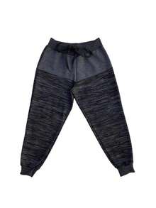 Kit Of 5 Two-Tone Sweatshirt Pants For Kids, Unisex, Girls, Boys, Winter - Multicolor - View 3