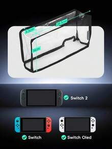 DATA FROG Switch 2 Dust Cover, Scratch-Resistant Waterproof Protective Case - Set - View 5