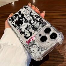 Anime Nana Osaki Phone Case Compatible With IPhone 16 15 14 13 12 11 Pro Max X XR XS MAX 8 7 Plus Shockproof Transparent Soft Back Cover - Kiểu 1 (1 cái) - Xem 5