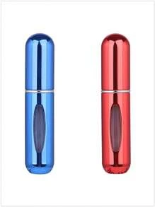 5 件/4 件/3 件/2 件/1 件 5ml 可再填充香水瓶、便携式可再填充香水雾化器瓶、可再填充香水旅行喷雾瓶、迷你便携式空液体容器、旅行必需品、海滩旅行收纳袋、适用于香水、女士香水，适合度假、露营、度假、返校