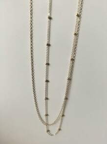 2pcs Fashionable Sexy Belly Chain Waist Chain Casual Holiday Friendship Body Jewelry Set, Gift - Yellow Gold - View 9