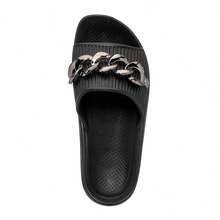 Women's Lightweight Platform Flip Flops 100% EVA Women's Platform Sandals Flat Sandals Women's Sandals - màu đen - Xem 3