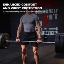 Lifting Straps Weightlifting, Bodybuilding, Powerlifting, Strength Training, & Deadlifts - Padded Neoprene 21 Inch Cotton Lifting Wrist Straps, Gym Wrist Straps Weight Lifting - màu xanh lá - Xem 6