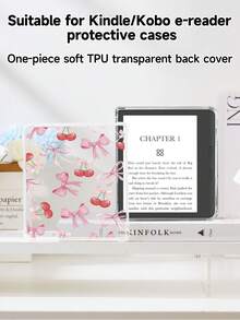 Ayotu 1pc Cherry & Bow Case Compatible With Kindle,Compatible With Kindle Paperwhite 12th Gen 2024 /Kindle (11th Generation-2024 Release)/Kindle Colorsoft Signature Edition,Kobo Clara Colour/BW - Multicolor - View 35