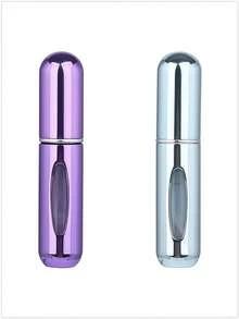 5 件/4 件/3 件/2 件/1 件 5ml 可再填充香水瓶、便携式可再填充香水雾化器瓶、可再填充香水旅行喷雾瓶、迷你便携式空液体容器、旅行必需品、海滩旅行收纳袋、适用于香水、女士香水，适合度假、露营、度假、返校