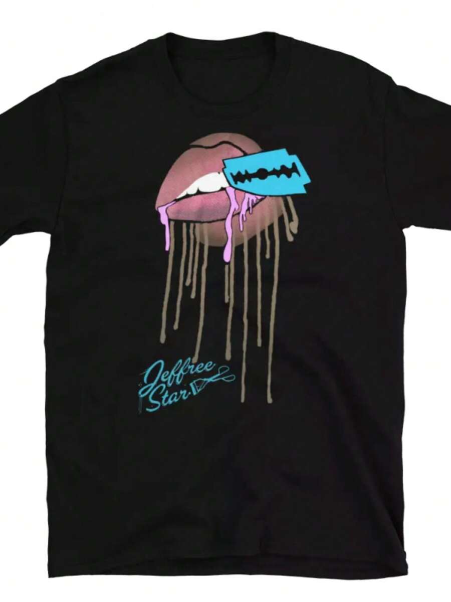 JEFFREE STAR Lips Collection Band Gift For Fan S To 5XL T-Shirt - Black - View 1
