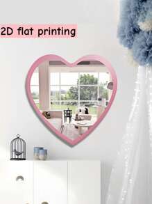 Espejo de pared acrílico minimalista moderno de doble capa - Forma única, diseño elegante, estilo art decó octagonal, adecuado para salas de estar, dormitorios y baños - Regalos para el Día del Padre y el Día de la Madre, actualización de dormitorio | Estilo art decó | Acentos de grano de madera natural, decoración de pared de espejo plano, baño, sala de estar, dormitorio, decoraciones de pared del baño, Navidad, días festivos