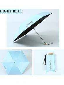 7.5英寸/19厘米迷你折叠伞，便携式户外遮阳伞，防紫外线遮阳伞，带收纳袋，防晒，6根伞骨+加厚黑色防水涂层，户外、旅行、夏季防晒必备，防风防水 - 彩色 - 查看 21