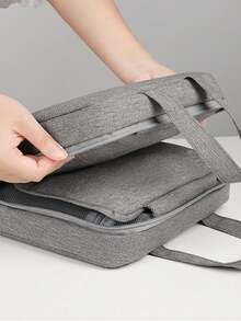 1个大容量旅行挂钩化妆包 时尚旅行挂式洗漱包 防水洗漱包 多功能旅行收纳包 可折叠化妆袋 方便携带便携式化妆品手提包 挂式化妆包 素色洗漱包 - 彩色 - 查看 8