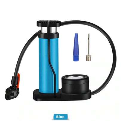 Compact Foot-Operated Air Pump, Portable High-Pressure Inflator For Bikes, Motorcycles & Home Use