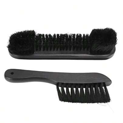 Pool Table Cleaner 2Pcs 9in Pool Table Brush 8.5in Rail Brush Kit Billiard Cleaning Brush Billiard Table Accessories For Home Game Room Billiard Pool Table Nylon Bristle Brush