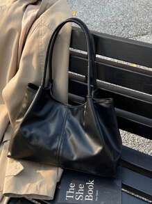 Geantă de damă nouă cu design unic, mâner dublu, capacitate mare, geantă de umăr pentru uz casual și zilnic, potrivită pentru vacanțe, naveta și cumpărături