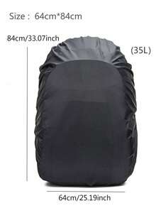 1pc Outdoor Waterproof Rain Cover Set, Backpack Dust-Proof Protector For Men & Women, Multiple Colors Available
