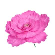 Giant Flower For Decoration Big Artificial Flower Jumbo Peony For Wedding Party Backdrop Ceremony Photography Props - 玫紅色 - 查看 7