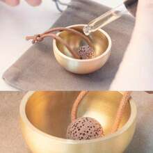 1pc/3pcs 4cm Mini Singing Bowl Meditation Sound Bowl Set For Yoga Relaxation Mindfulness Chakra Healing Stress Relief - Gold - View 4