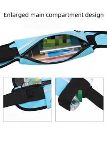 قطعة واحدة/حقيبة هاتف جوال للرياضات الخارجية والركض، قابلة للتنفس، غير مرئية، مطابقة بإحكام،خفيفة الوزن، سعة كبيرة،حقيبة خصر اللياقة البدنية،مناسبة للجنسين