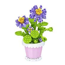 1 Micro Particle Potted Flower Building Blocks, DIY Colorful Flower Series Building Blocks, Decoration Bouquet, Suitable For Birthday, Father's Day, Mother's Day, Teacher's Day, Holidays, Weddings, Graduations, New Year, Christmas Gifts - Multicolor - View 17