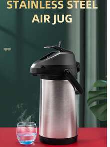 1 件压力不锈钢真空瓶，大容量壶，家用和车用热水瓶，3 升容量