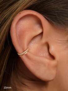 1 Stück 925 Sterling Silber 16G Helix Zwilling Klicker Creolen - Knorpel Helix Piercing Feiner Schmuck - Scharnier Creole Rook Creole, Concha Creole, Creolen, Septum Klicker Ring Daith Creole Tragus Creole Scharniergelenk Nasenpiercing, geeignet für Frauen und Männer für den täglichen Gebrauch