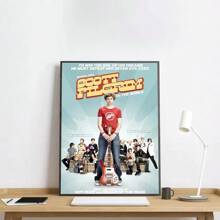 1pc/3PCS Wall Arts Posters Optional Frame Wall Decor,Room Decor Vintage Pop Retro Movie Scott Pilgrim VS The World Poster High Definition Art Waterproof Home Living Room Bedroom Bar Aesthetics Decoration