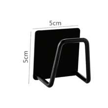 2pcs Kitchen Sink Drain Rack, Dishcloth & Sponge Holder, Suction Cup Storage Rack With Hooks, Multi-Functional Organizer Design, Stable Suction Cup Installation, Suitable For Dishcloth, Steel Wool, Sponge Storage, Keep Sink Area Tidy