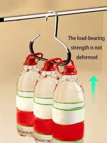 2-8 piezas Ganchos de diseño retorcido para colgar bolsos, carteras, cinturones, bufandas, sombreros, organizador de ropa interior y chalecos