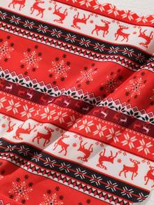 12pcs/Pack Christmas Seamless Women's Panties, Cute Printed Ladies' Briefs