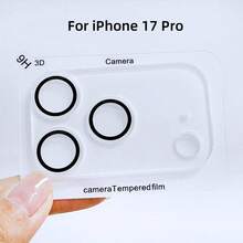 2pcs Camera Lens Protector Film Compatible With IPhone 17 Pro Max/17 Air/17 Pro Max, Full Coverage High Definition Lens Protection Applicable To Daily Shield, Office, Home Phone Camera Cover Waterproof Shockproof Anti-Fall Anti-Fall Scratch Resistant Anti-Fingerprint - Clear - View 7