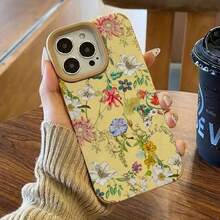 Teléfono con diseño floral vintage y lente de alta calidad, compatible con 14 Plus, 11 Pro, 16, XS, 15, 13 y 12. Funda de piel sintética suave - Colores mixtos 1 - Ver 5