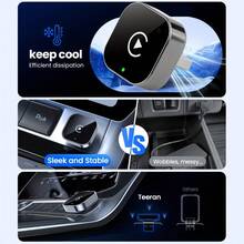 yesido 2-In-1 Wireless CarPlay & Android Auto Adapter - Plug & Play CarPlay Dongle Converter, Fast Auto-Connect, No Delay, Compact Design For IPhone & Android With USB/USB-C Port (Black), Wireless Carplay Adapter, Car Audio Upgrade, Modern Car Accessory, Highquality Electronics, Without Battery - Multicolor - View 7