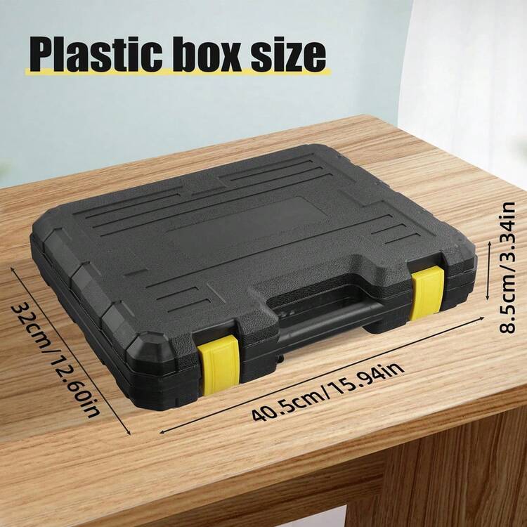 Hand Tool Kit Set 108pcs Household Daily Maintenance Car Repair Hardware Tools - Vàng + Đen - Xem 4