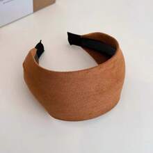 多功能布艺褶皱宽发箍，韩版新款街头风发箍，时尚拍照发夹，发带，发箍头带，头饰发饰 - 彩色 - 查看 21