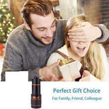 FCV 8X Cell Phone Lens Mobile Phone Camera Accessory Telephoto Lens For Smartphones Connection Compatible With IPhone 17 Air 16/15/14/13/12/11 Pro Max And Most Smartphone