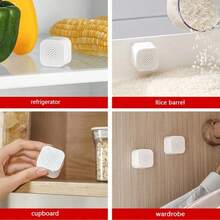 6/12/18PCS除臭剂 冰箱活性炭消臭盒 防臭除味挤压盒 冰箱除臭活性炭除味器 非电动活性炭除味器 家用抗菌除霉剂 吸收异味保持清新 可摆放或粘贴不占空间 适用于冰箱、米桶、橱柜、衣柜