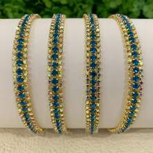 1 Yard 3 Rows/2 Rows AB Rhinestone Chain, Gold/Silver Base With Claw Chain, Suitable For Doll Making, Plush Doll Making, Clothing Decoration, Embroidery, Jewelry Making, Gift Decoration - Multicolor - View 29