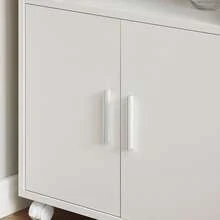 SoBuy FRG241-W, Microwave Shelf, Kitchen Wheeled Storage Trolley, Kitchen Storage Cabinet Cupboard Unit - 白色 - 查看 9