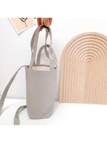 Summer Water Bottle Bucket Bag - Water Bottle Holder Purse - Casual Crossbody Bag For Women