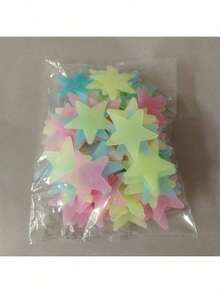 100/200/300 Glowing Star Wall Stickers, Fluorescent Ceiling Decorations With Small Pentagrams Shining In The Dark, Suitable For Home, Bedroom, And Room Decoration – Luminous Star Decal, Nightlight Wall Decor, Bedroom Ceiling