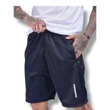 SPORTS SHORTS - WITH POCKET AND ZIPPER - MEN'S - NEW COLORS AND SIZES. - Màu xanh lam - Xem 1