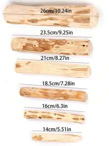 1件装幼犬最爱，咖啡色木质狗狗磨牙玩具 - 互动式磨牙棒，适合所有犬种，牙齿保健及训练辅助用品，尤其适合爱啃咬的狗狗 - 彩色 - 查看 2