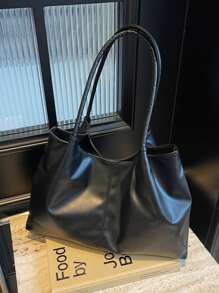 Geantă de damă nouă cu design unic, mâner dublu, capacitate mare, geantă de umăr pentru uz casual și zilnic, potrivită pentru vacanțe, naveta și cumpărături