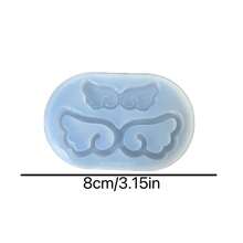 Silicone Mold For Resin Casting, Wings & Tree Design Resin Liquid Mold, Resin Keychain Mold Accessories - White - View 5