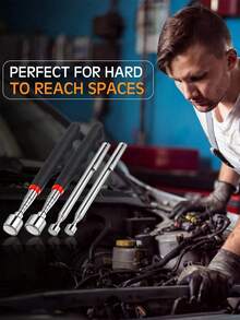 1pc Ergonomic Magnetic Pickup Tool - Retractable Stainless Steel Rod, Portable Durable Design, Telescopic Magnetic Retriever Tool For Hard-To-Reach Areas - Nails, Screws, Small Metal Pieces - DIY, Construction, Workshop Retrieval Tool, Magnetic Tool - Multicolor - View 8