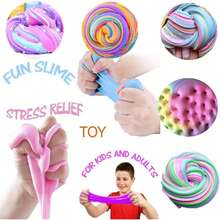 50 Pack Butter Slime Toy Kit, Super Soft And Non-Sticky,Very Suitable Birthday Gifts For Boys And Gir,Party Favors,Stress Relief Toys,Easter Filling Stuffers.