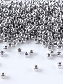 GO2CJBEADS 10g Multicolor 2mm Silverline Round Rocailles Glass Seed Beads For Bracelet Diy - Alabaster - View 40