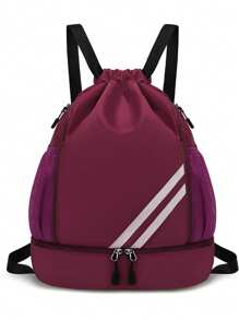 SEYATULLH 大容量可调节露营背包，带鞋隔层，简约便携