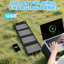 Foldable Solar Board, 20W Portable Folding Solar Panel Charger Kit IP65 Foldable Solar Charger Board For Camping Hiking - Multicolor - View 3