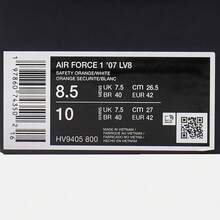 Giày thể thao thường ngày Nike Air Force 1 '07 LV8 dành cho nam, cổ thấp, HV9405-800 - trái cam - Xem 6