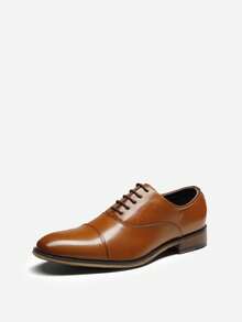 Men's Oxfords Formal Dress Shoes - Brown - View 4