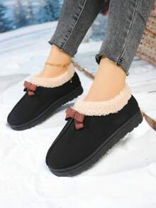 Botas de nieve 2025 para adolescentes, botas de nieve de moda casuales para exteriores